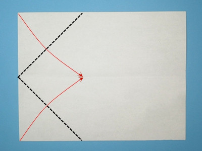 ballistic-dart-paper-airplane-Step 2