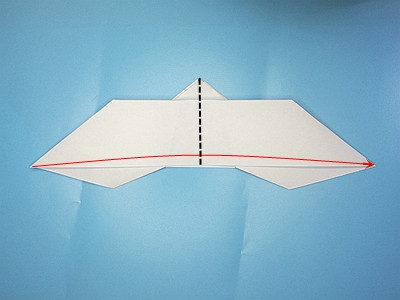 bat-paper-airplane-Step 13