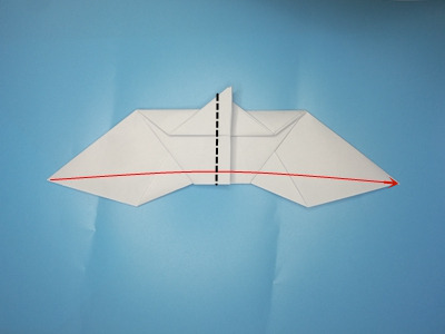 bat-paper-airplane-Step 15
