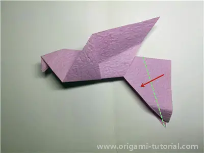 easy-origami-bird-Step 9