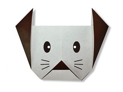 easy-origami-dog-face