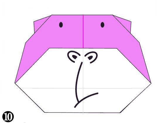 easy-origami-gorilla-face10