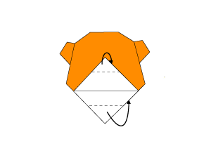 origami-bear-face-Step 8