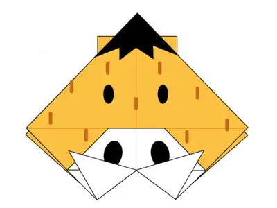 origami-boar-face