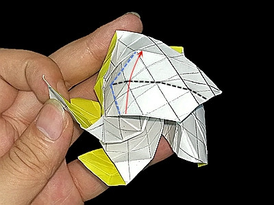 origami-flower-rose-Step 50