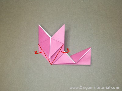 origami-fox-Step 12