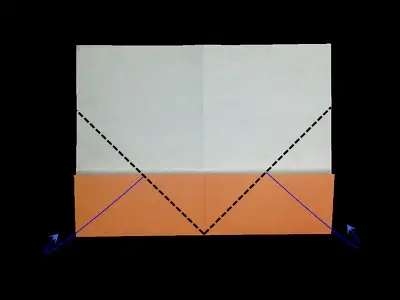 origami-heart-bookmark-Step 3