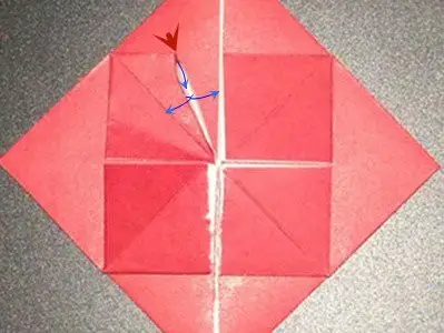 origami-heart-with-flower-Step 10