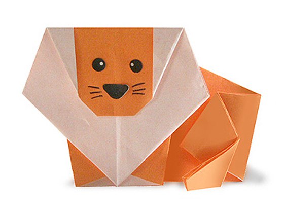 Easy Origami Lion Instructions With 14 Steps