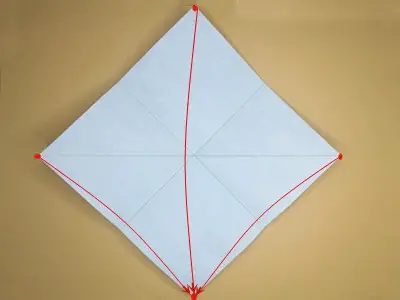 origami-monkey-climbing-Step 4