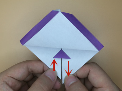 origami-monkey-climbing-Step 7