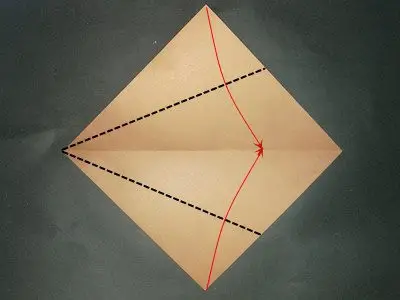 origami-ostrich-Step 2