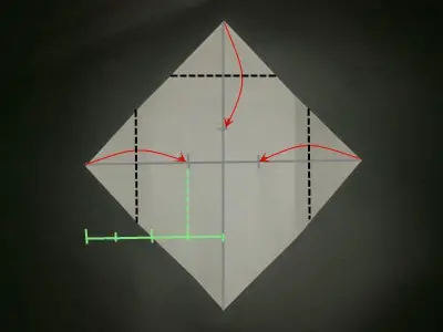 origami-peacock-Step 4