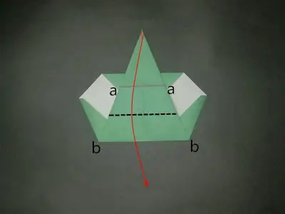 origami-peacock-Step 8