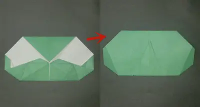 origami-peacock-Step 14