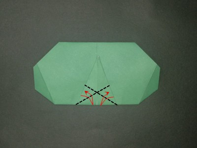 origami-peacock-Step 15