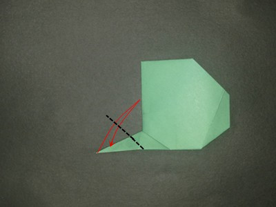 origami-peacock-Step 18