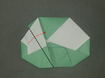 origami-peacock-Step 24