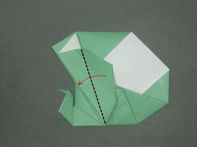 origami-peacock-Step 25