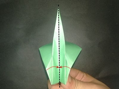 origami-scarlet-ibis-Step 7