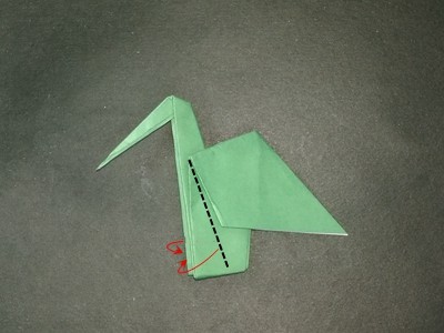 origami-scarlet-ibis-Step 10