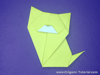origami-sitting-cat-Step 16