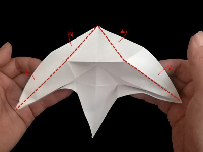 origami-vulture-Step 2-3
