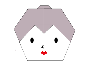 origami-woman-face