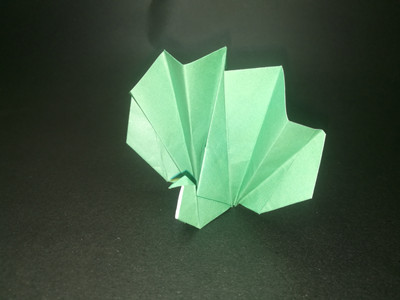origami-peacock