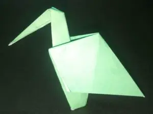 origami-scarlet-ibis